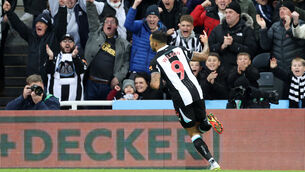 <p>Callum Wilson celebrates scoring against Burnley. Picture: Richard Sellers</p>