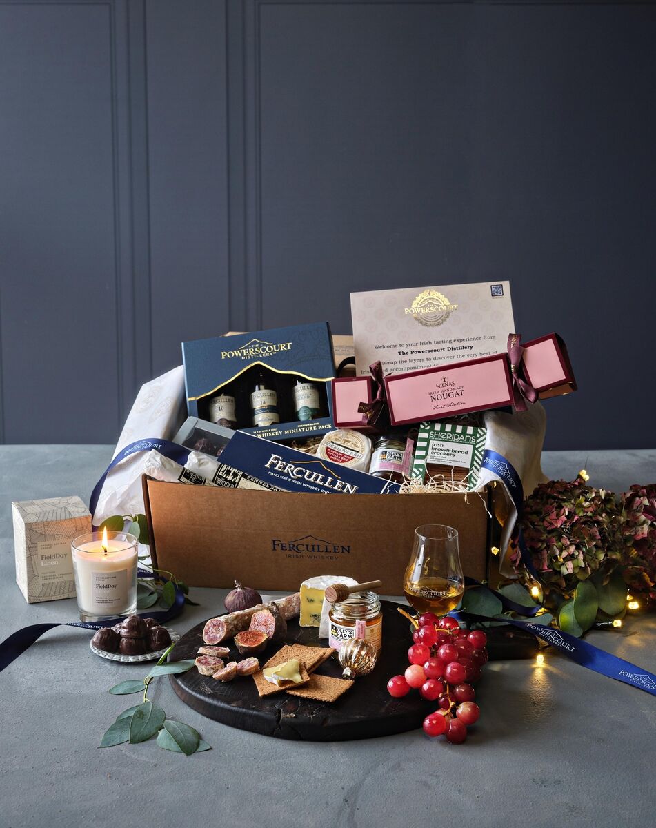Powerscourt Whiskey food and whiskey pairing hampers