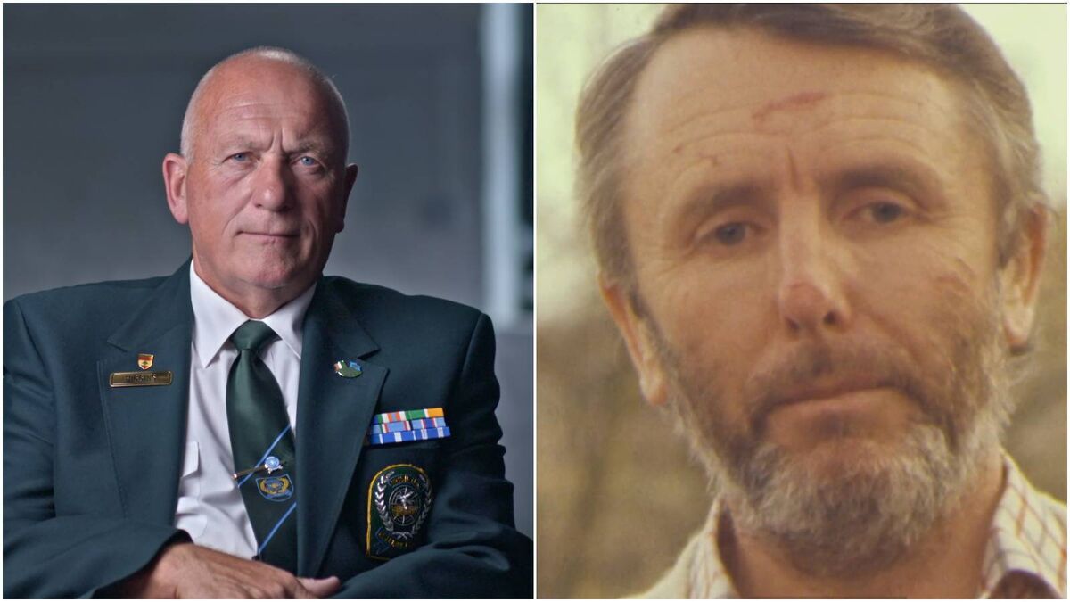 Retired Sergeant Major PJ Higgins; Don Tidey