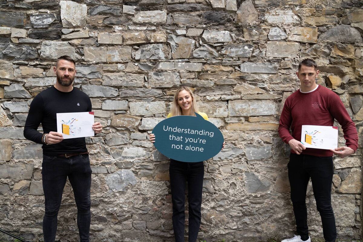 Dan Shanahan, Nicole Owens and Maurice Shanahan pictured at the launch of the Talking Depression campaign by Janssen Sciences Ireland UC.