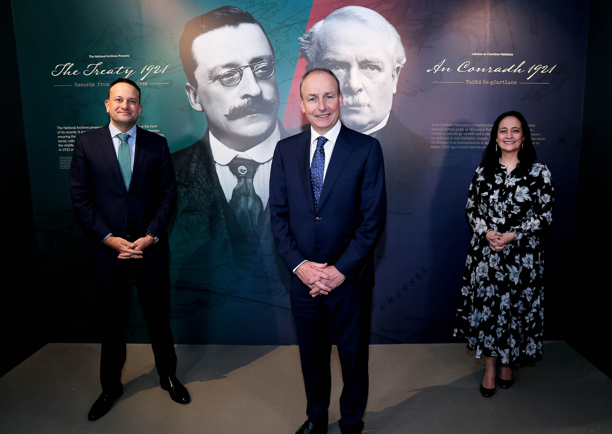Marking the centenary of the signing of the Anglo-Irish Treaty on December 6, 1921, the exhibition opens up significant historical records, official documents and private papers for the first time, including the first public presentation of both the Irish and British copies of the Treaty document.