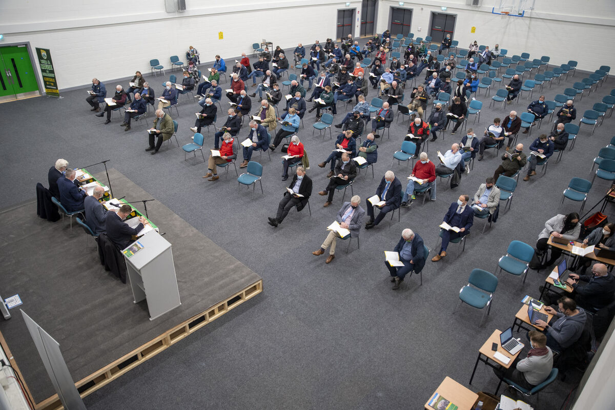 Delegates at the Kerry GAA Convention in the Sports Academy, Munster Technological University, Tralee. Picture: Domnick Walsh/Eye Focus
Delegates at the Kerry GAA Convention in the Sports Academy, Munster Technological University, Tralee. Picture: Domnick Walsh/Eye Focus