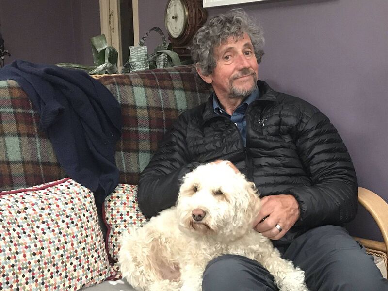 Charlie Bird with his beloved dog Tiger. Charlie Bird with his beloved dog Tiger.