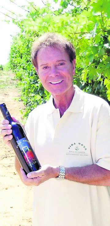 Cliff Richard, at his Portugese vineyard