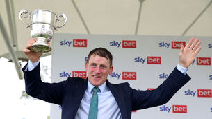 <p>Johnny Murtagh can strike in the second division of the Irish EBF Median Sires Series Fillies’ Maiden. 	Picture: Nigel French/PA </p>