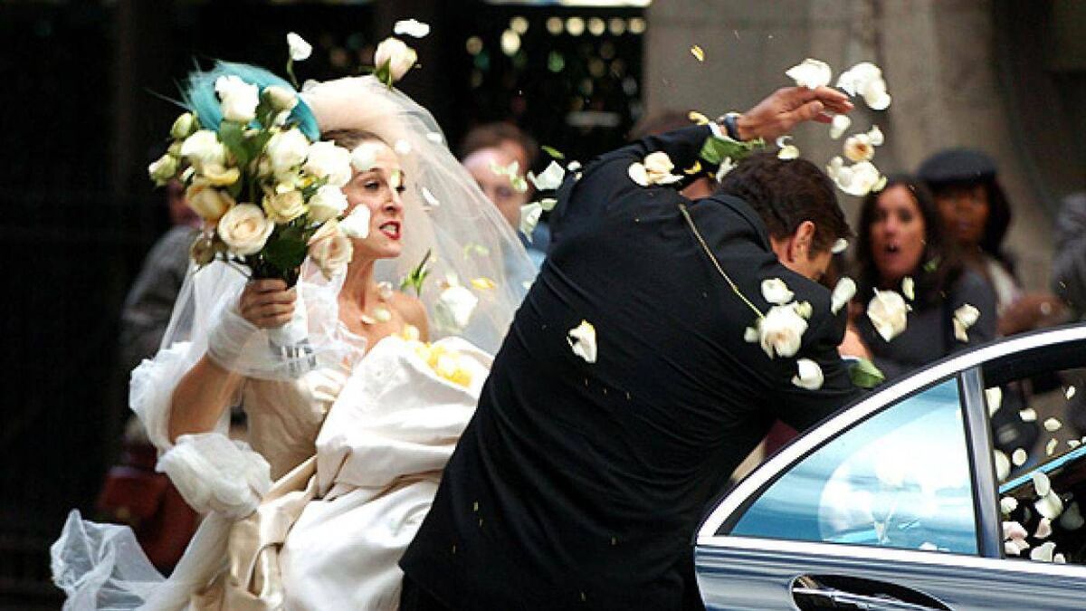 Carrie Bradshaw hits Big with Aisling flowers in Sex and the City