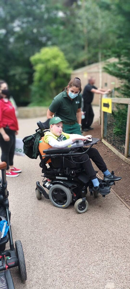 Jason Dunne from Galway, at Dublin Zoo where his dream of becoming a zookeeper was realised. Jason Dunne from Galway, at Dublin Zoo where his dream of becoming a zookeeper was realised.