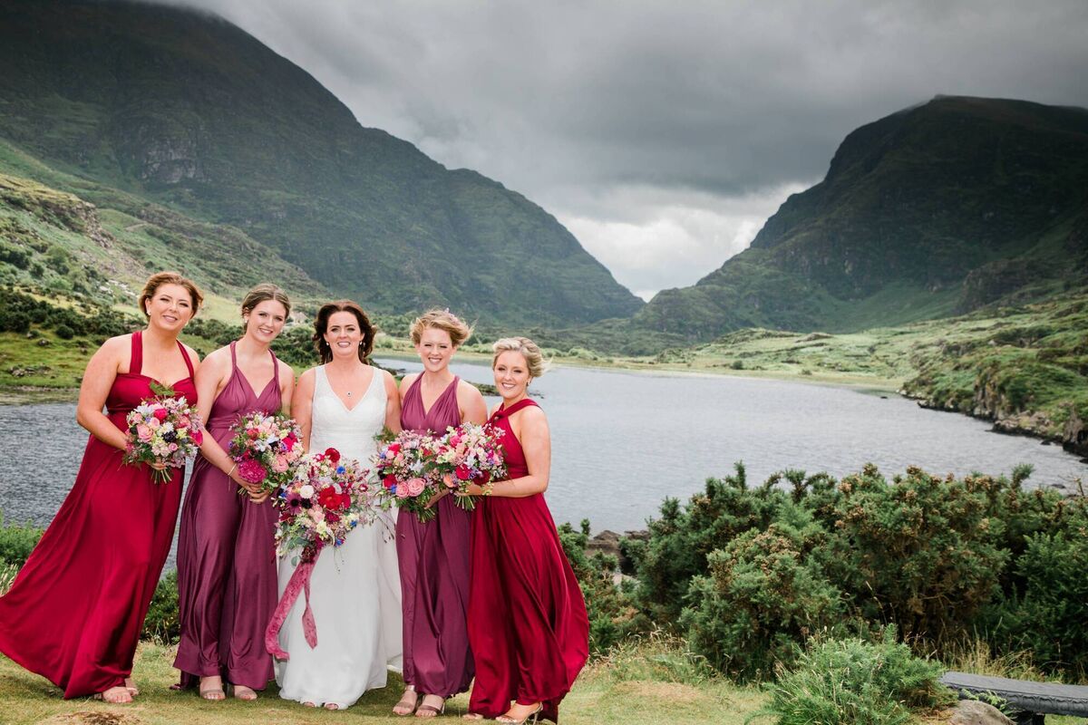 Meagan Coleman-Horgan with Rachel, Sadhbh and Meabh Coleman-Horgan and Patricia O’Sullivan
