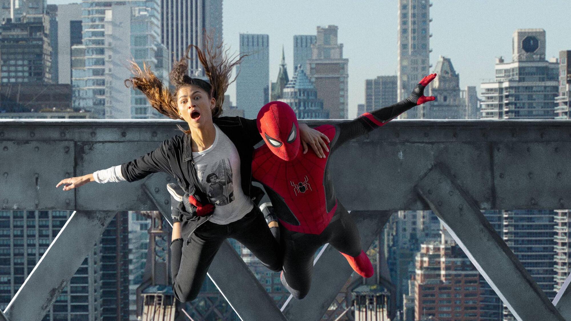 Spider-Man: No Way Home - Zendaya and Tom Holland on this week's new blockbuster