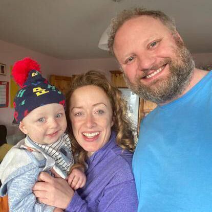 Julie Jay and Fred Cooke with their son Ted