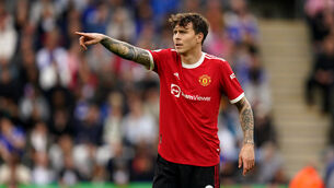 <p>Victor Lindelof is undergoing tests after suffering breathing difficulties at Norwich (Mike Egerton/PA)</p>