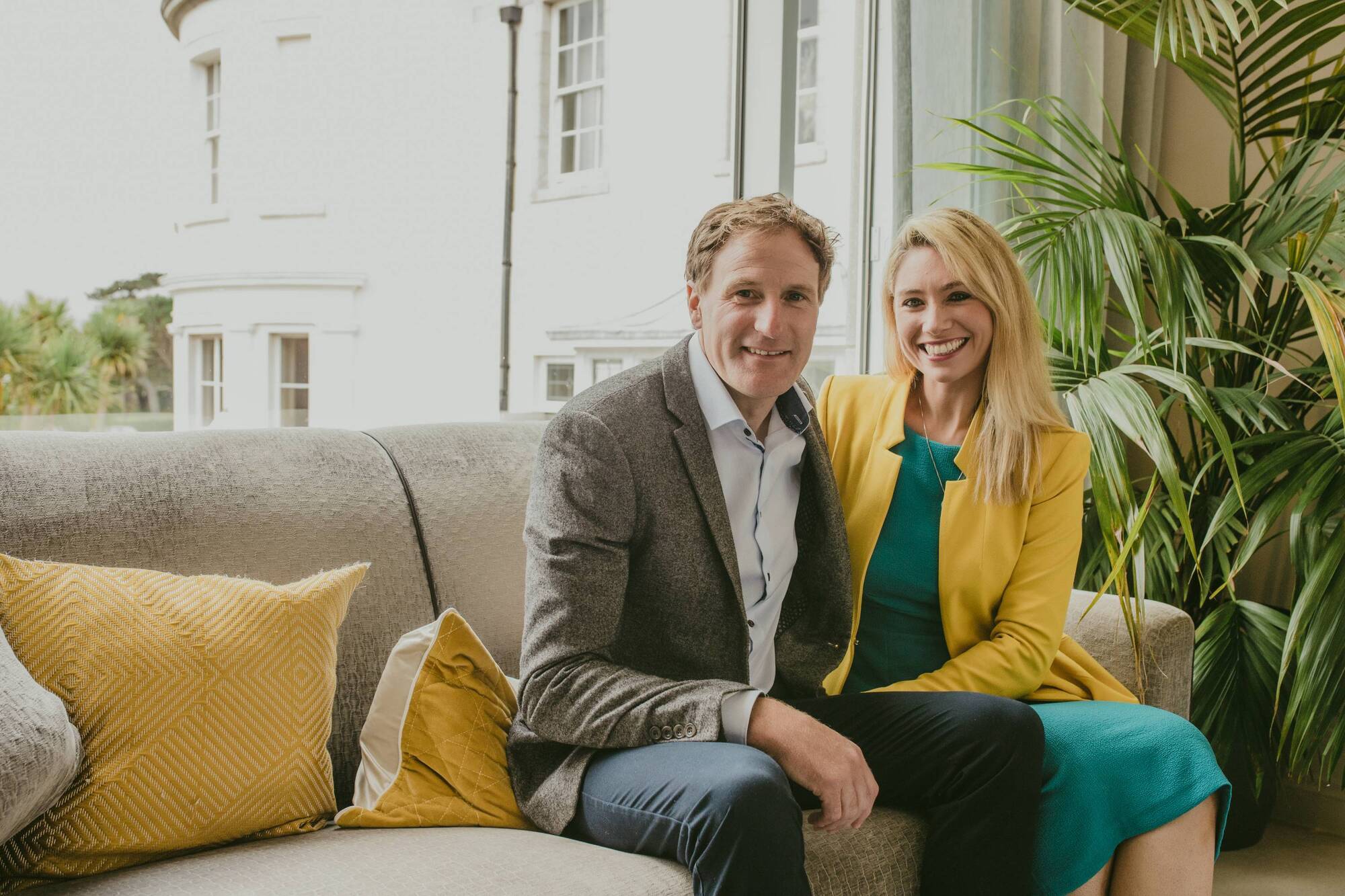 Gerry Hussey and his wife, Miriam Kerins who is also a wellness coach. Photo: Nina Val