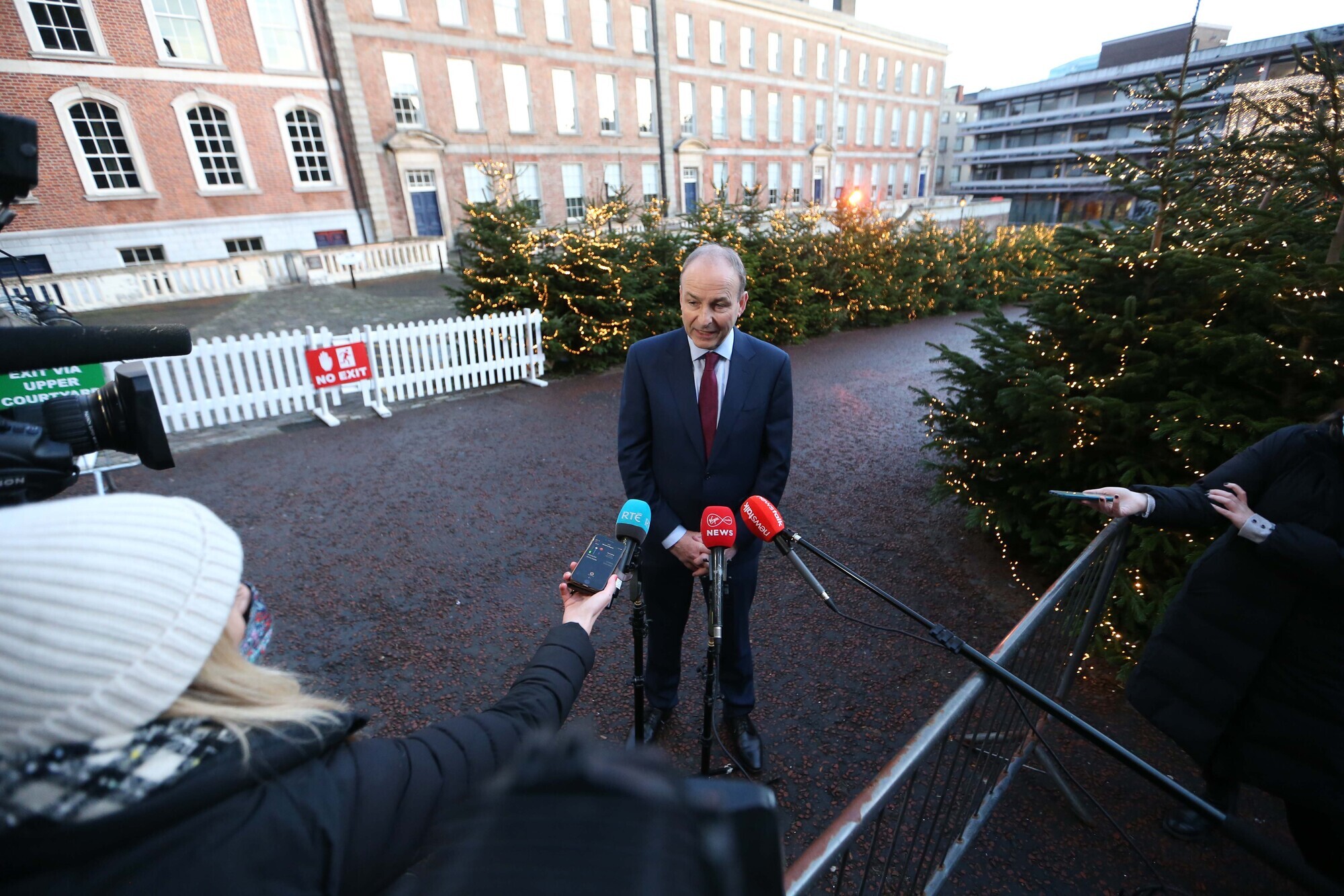 Micheál Martin: Omicron situation 'under constant review' 