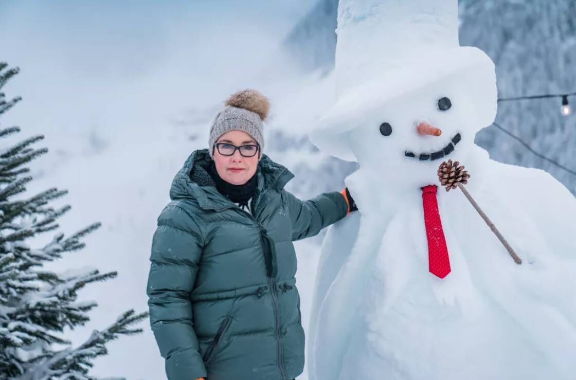 'The Greatest Snowman' is presented by Sue Perkins from the Alps. Picture: Channel 4