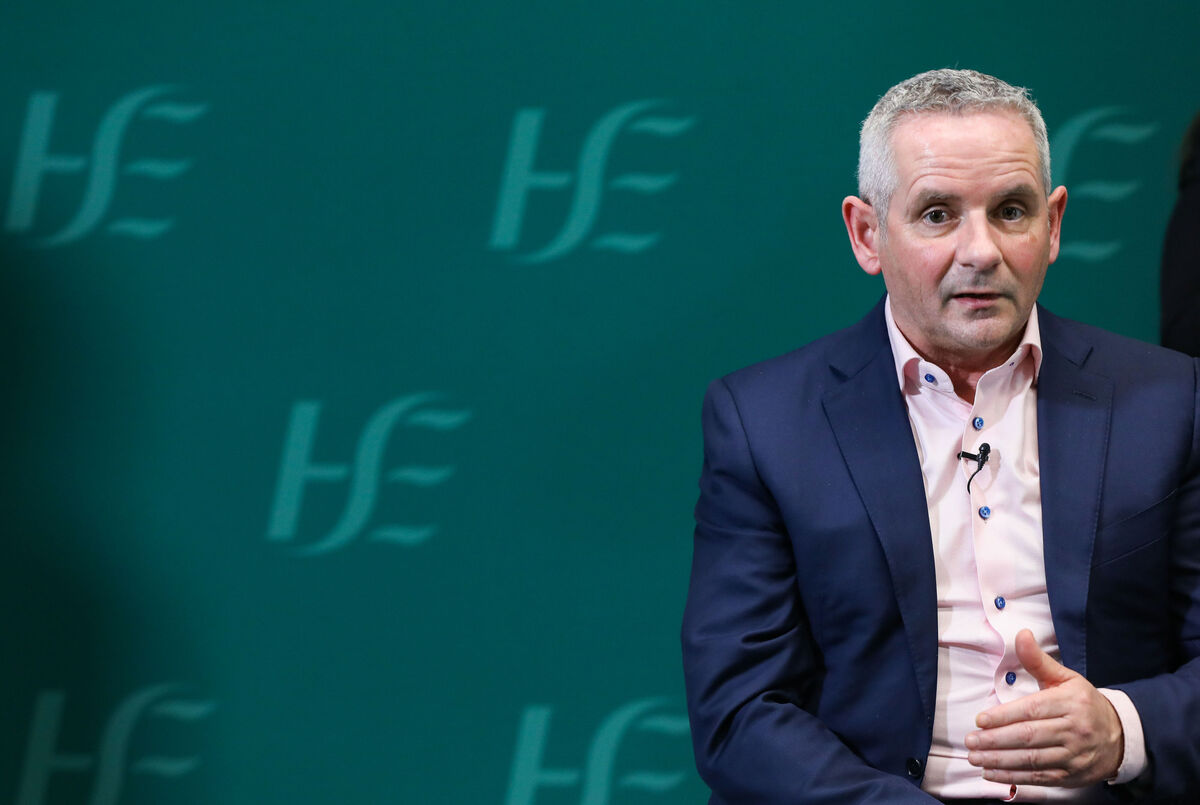 HSE CEO Paul Reid warned that Ireland could see 2,000 people hospitalised in the coming weeks, and detailed the acceleration of the booster vaccine campaign. Picture: Leah Farrell/Photocall Ireland