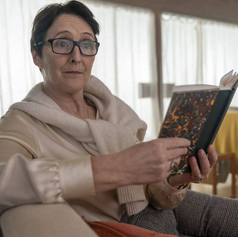 Fiona Shaw as MI6 boss, Carolyn, in Killing Eve