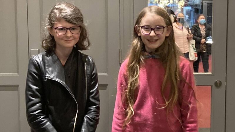  Izzy McRae and Mary Kiely at the Aladdin pantomime at the Everyman. 