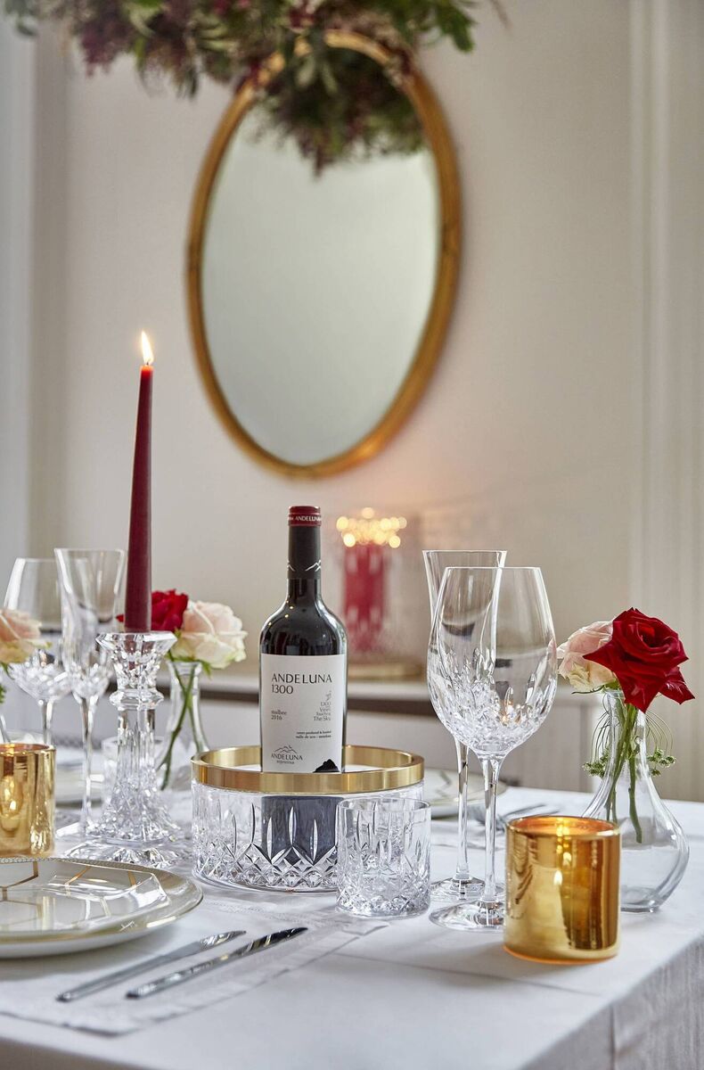 Annie's tablescape is 'all about layering'.