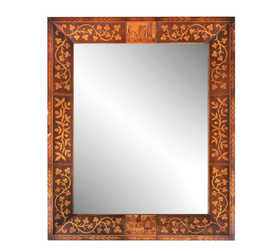 This 19th-century Killarney mirror made €4,000 at James Adam. This 19th-century Killarney mirror made €4,000 at James Adam.