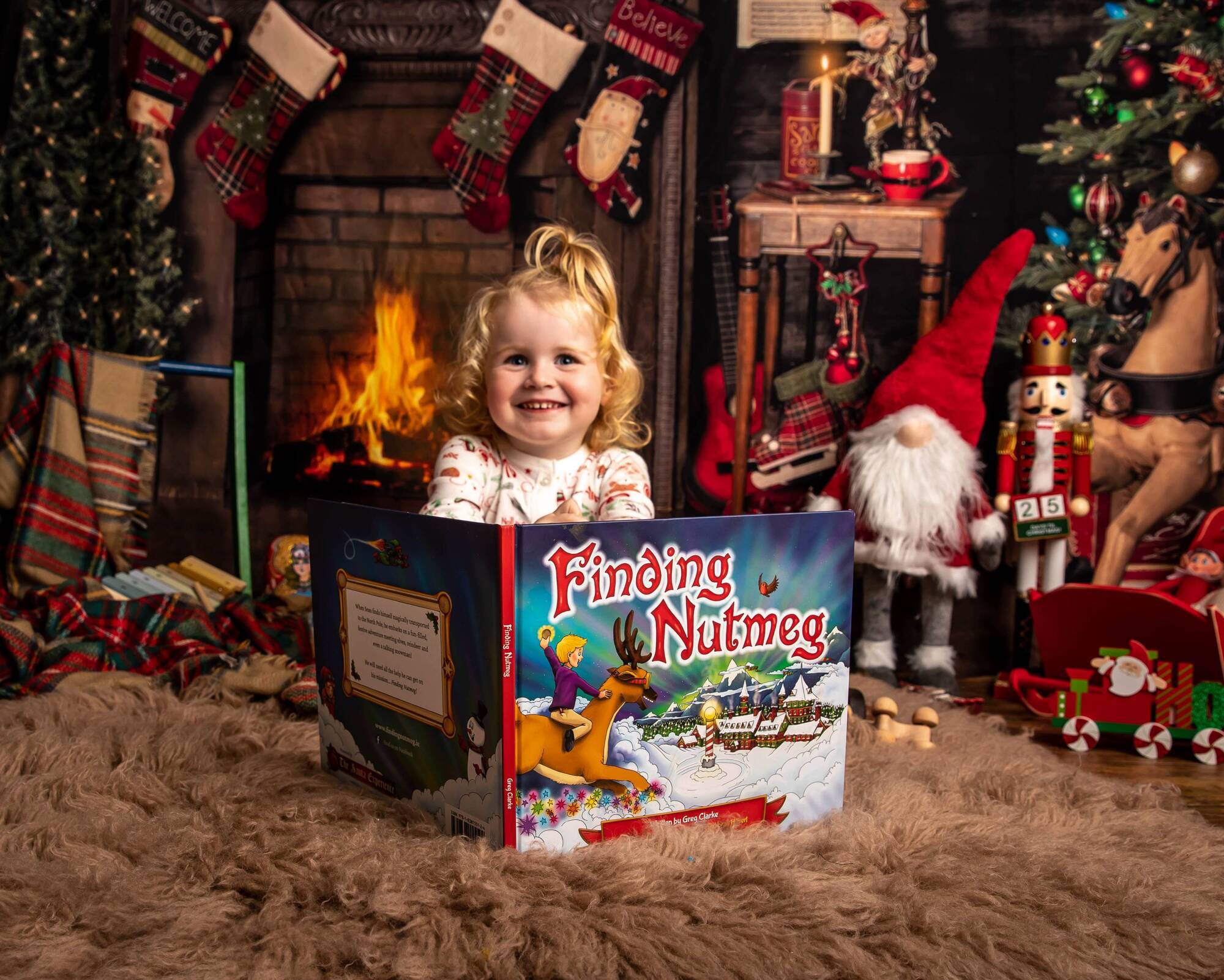 The book 'Finding Nutmeg' is sure to be a festive favourite for years to come. Picture: Allie Glynn Photography 