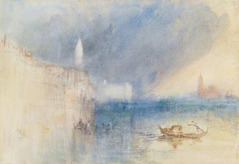 Joseph Mallord William Turner (1775-1851), Storm at the Mouth of the Grand Canal, Venice, c.1840. Image © National Gallery of Ireland