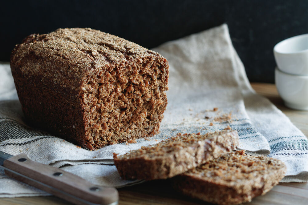 Stout and caraway bread