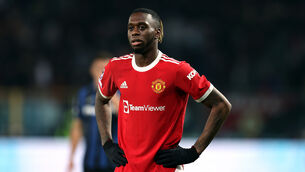 <p>Aaron Wan-Bissaka has been banned from driving and fined (Francesco Scaccianoce/PA)</p>