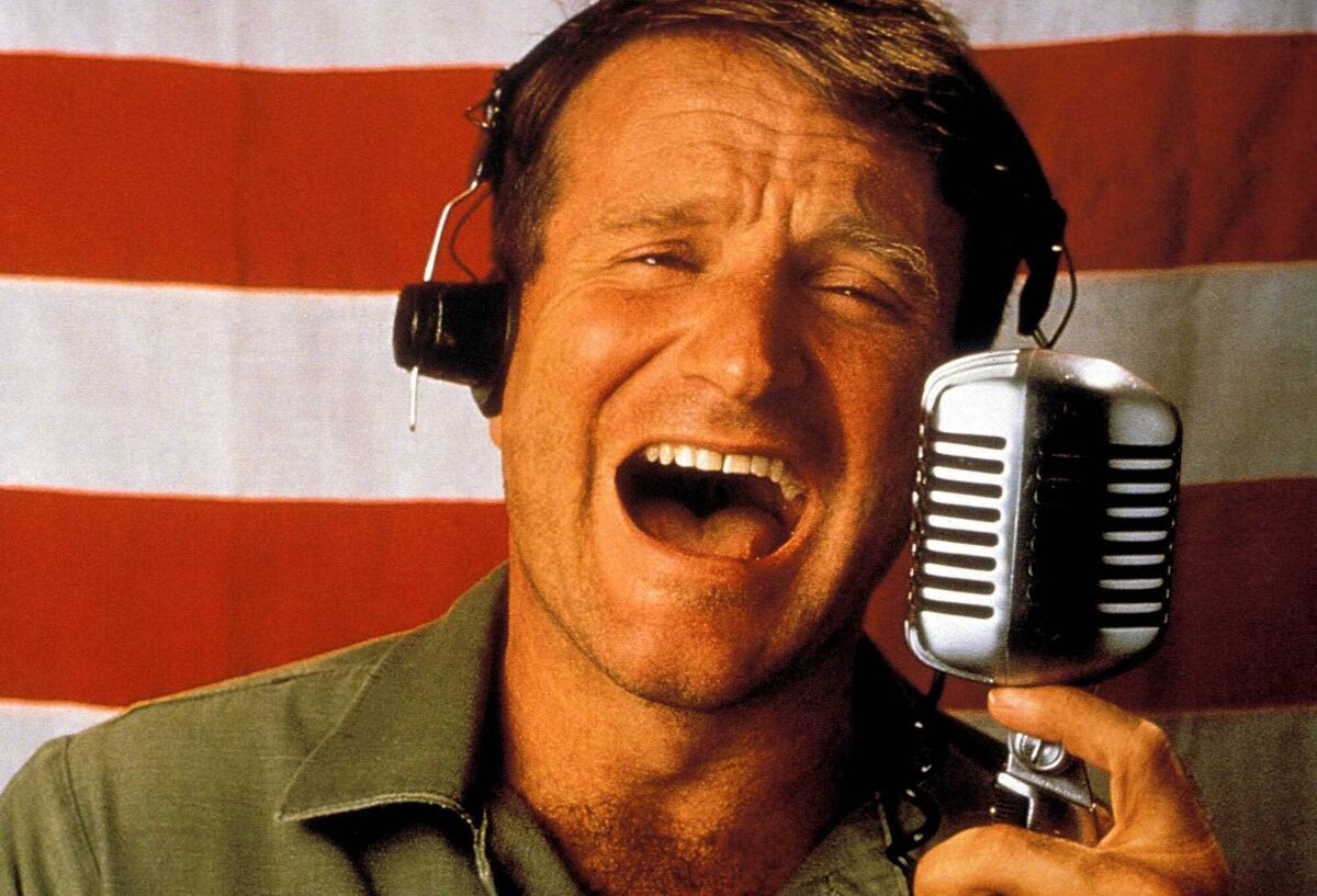 Robin Williams in Good Morning Vietnam