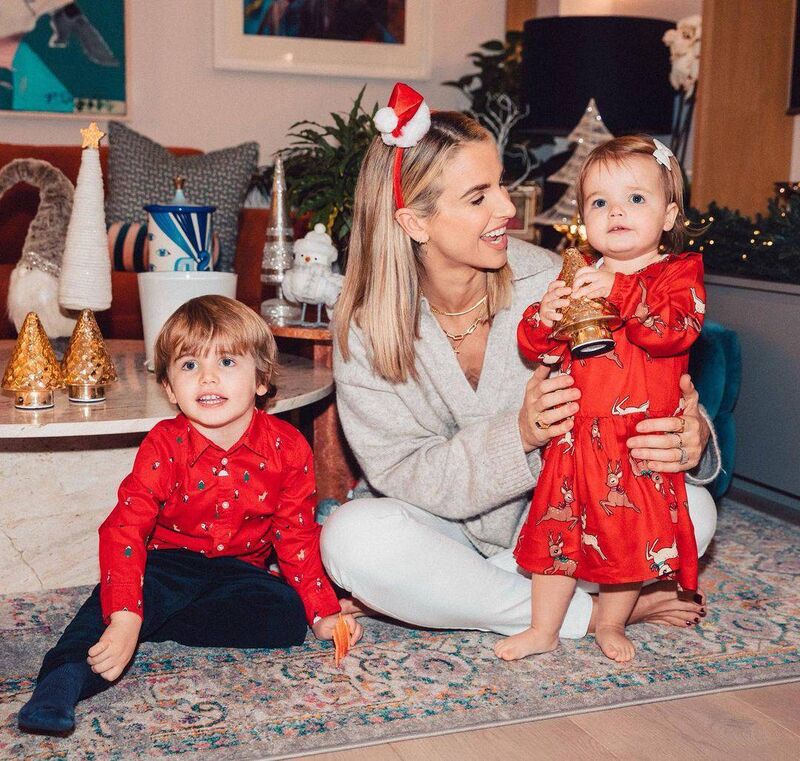 Vogue with 3-year-old Theodore and 17-month-old Gigi Picture: @voguewilliams / Instagram