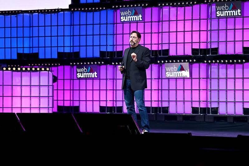 The Web Summit being addressed by Dorry Segev, professor of epidemiology at Johns Hopkins Bloomberg School of Public Health. Picture: Web Summit