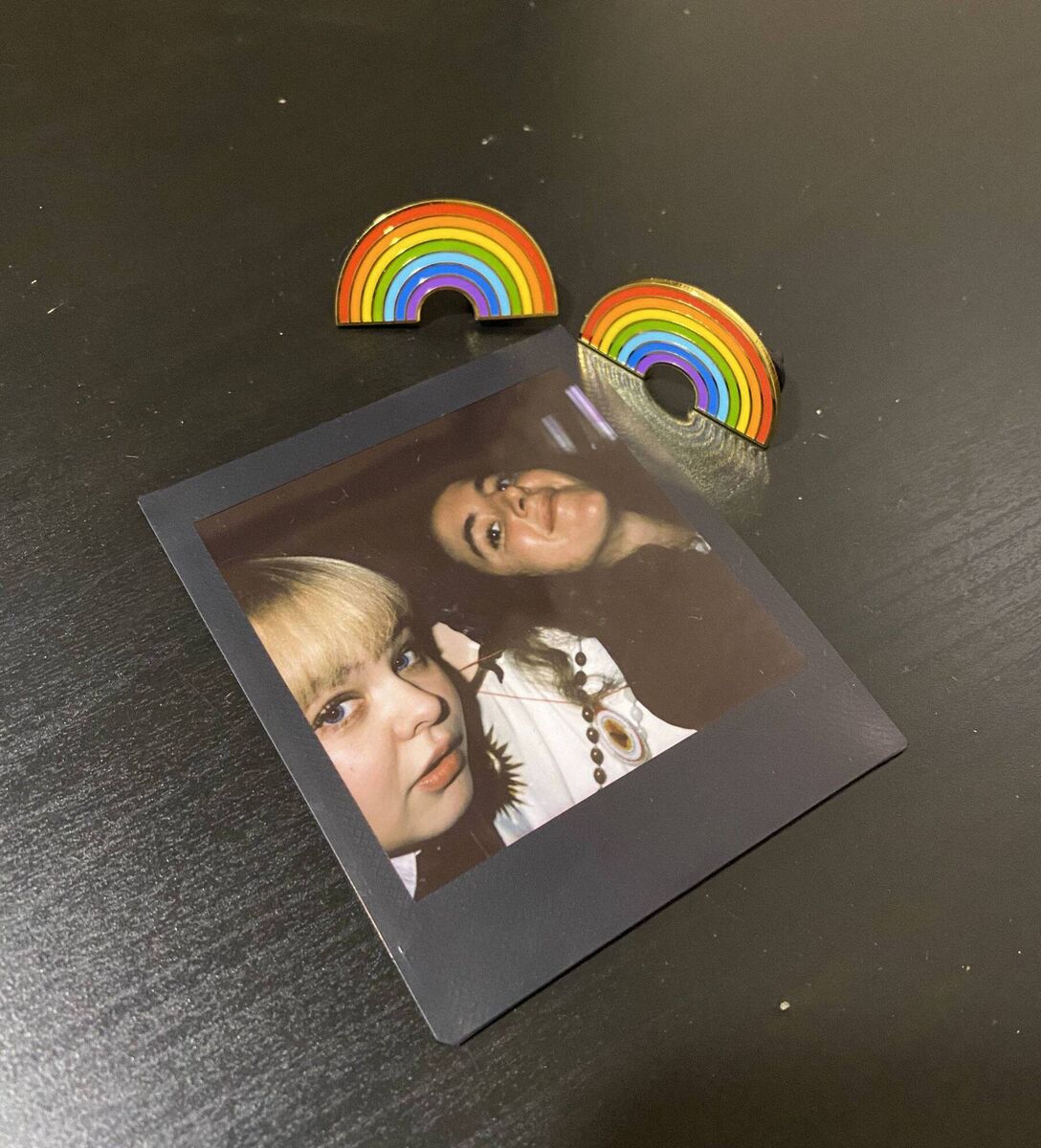 Nicola Coughlan shared a polaroid photo of herself and Louisa Clare Harland alongside the caption, "Goodbye Derry Girls, it’s been quite a ride".