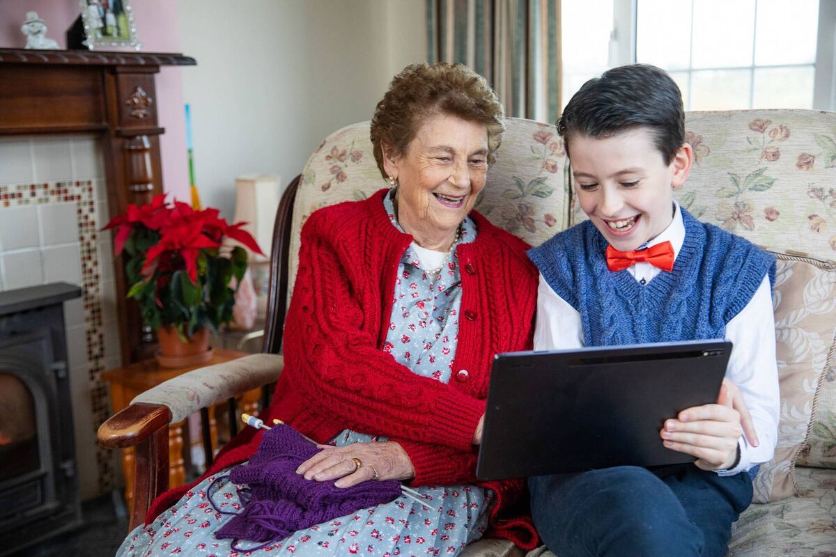 Tom Cullen has been saving up to get his grandmother Pat Corcoran a tablet for Christmas.