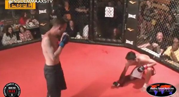 MMA fighter taps out of fight to avoid hurting opponent