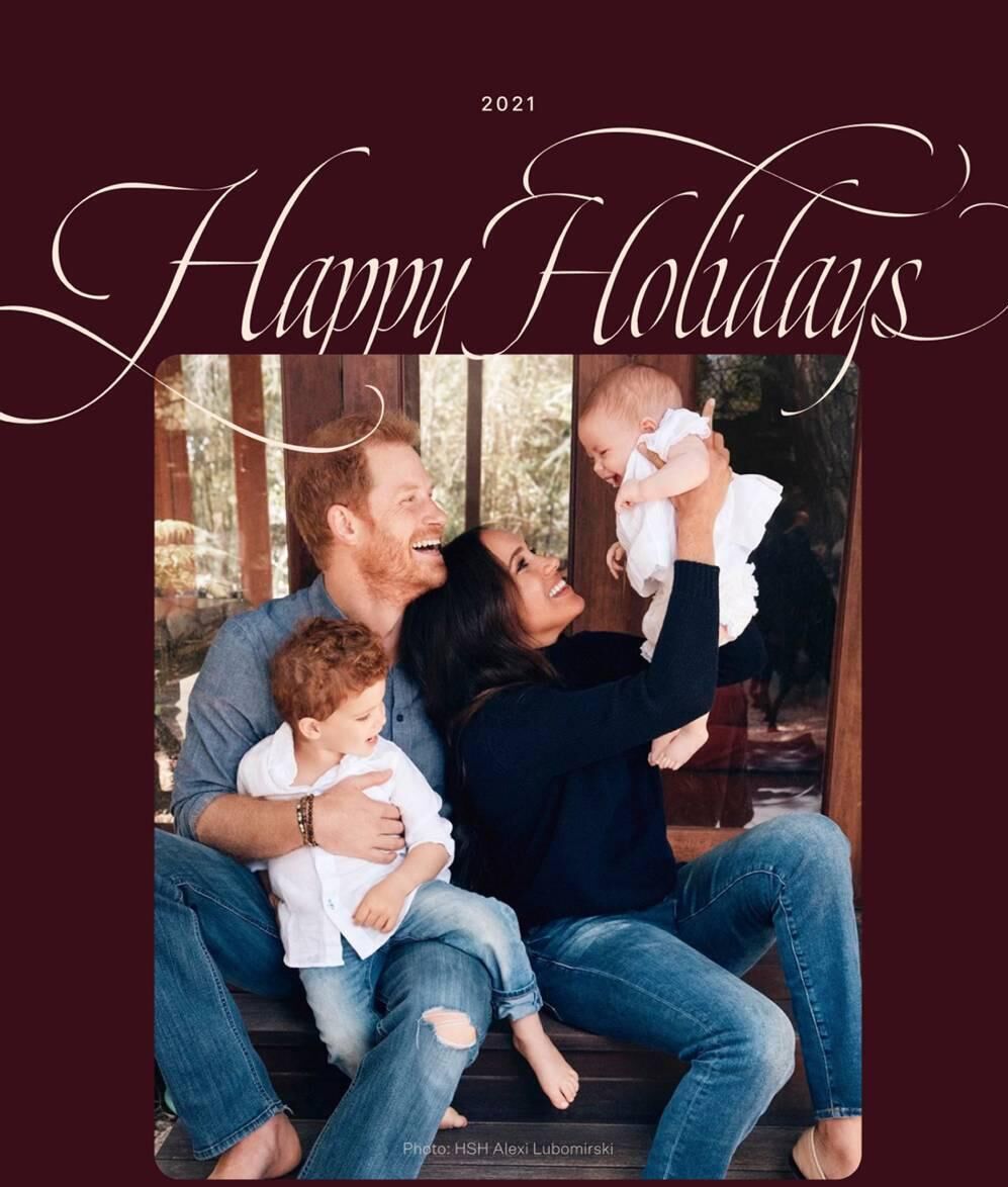 The photo was taken by Alexi Lubomirski, Copyright owned by Prince Harry and Meghan, The Duke and Duchess of Sussex ©2021. 