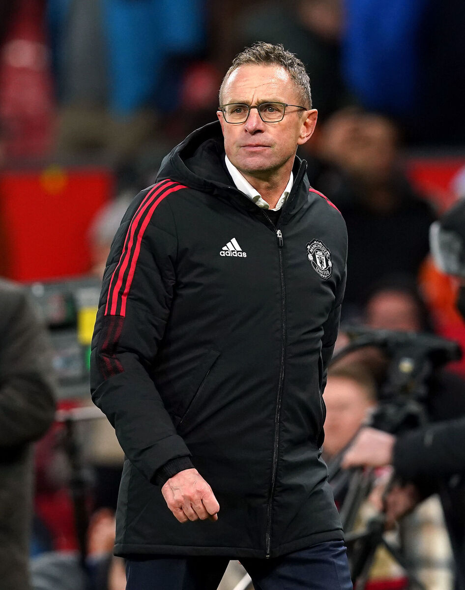 Manchester United interim manager Ralf Rangnick