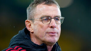 <p>Manchester United interim manager Ralf Rangnick wants the re-introduction of five substitutes per game in the Premier League. Picture: Joe Giddens</p>