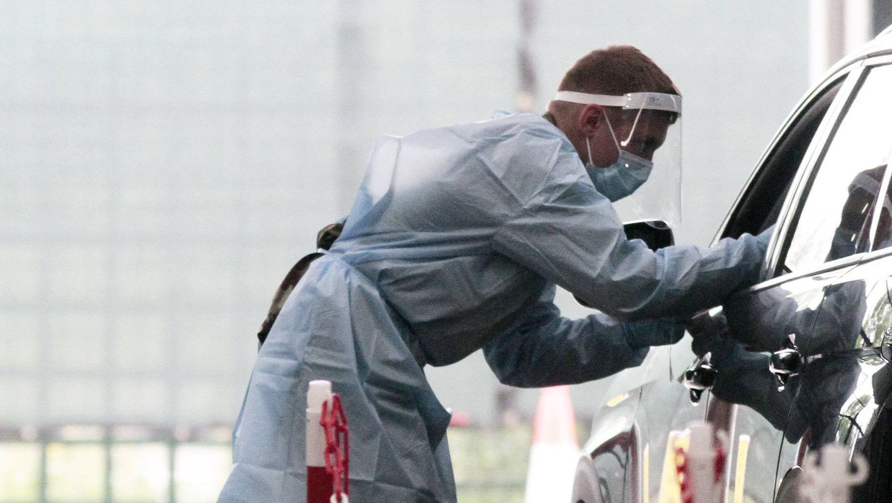 While vaccination centres around the country are closed today and St Stephen's Day, many PCR testing centres are still open, though at reduced capacity. File Picture Brendan Gleenson