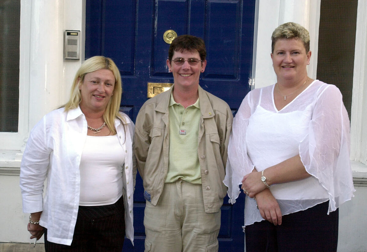 Catherine O'Reilly, Karen Guerin and Mary Manning, pictured in 2004, who were Dunnes Stores workers on Henry St Dublin in 1985 and went on strike because the store was selling South African goods. File picture: Leon Farrell/Photocall Ireland