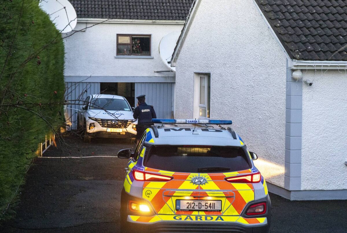 The scene at Windy Hall, Letterkenny, where Daniel Duffy and his son Damian lost their lives. Photo: NW Newspix