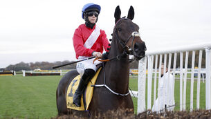 <p class="contextmenu Body Body">On his recent return to action, A Plus Tard, with Rachael Blackmore on board, trounced his rivals in the Betfair Chase at Haydock. Picture: Healy Racing</p>