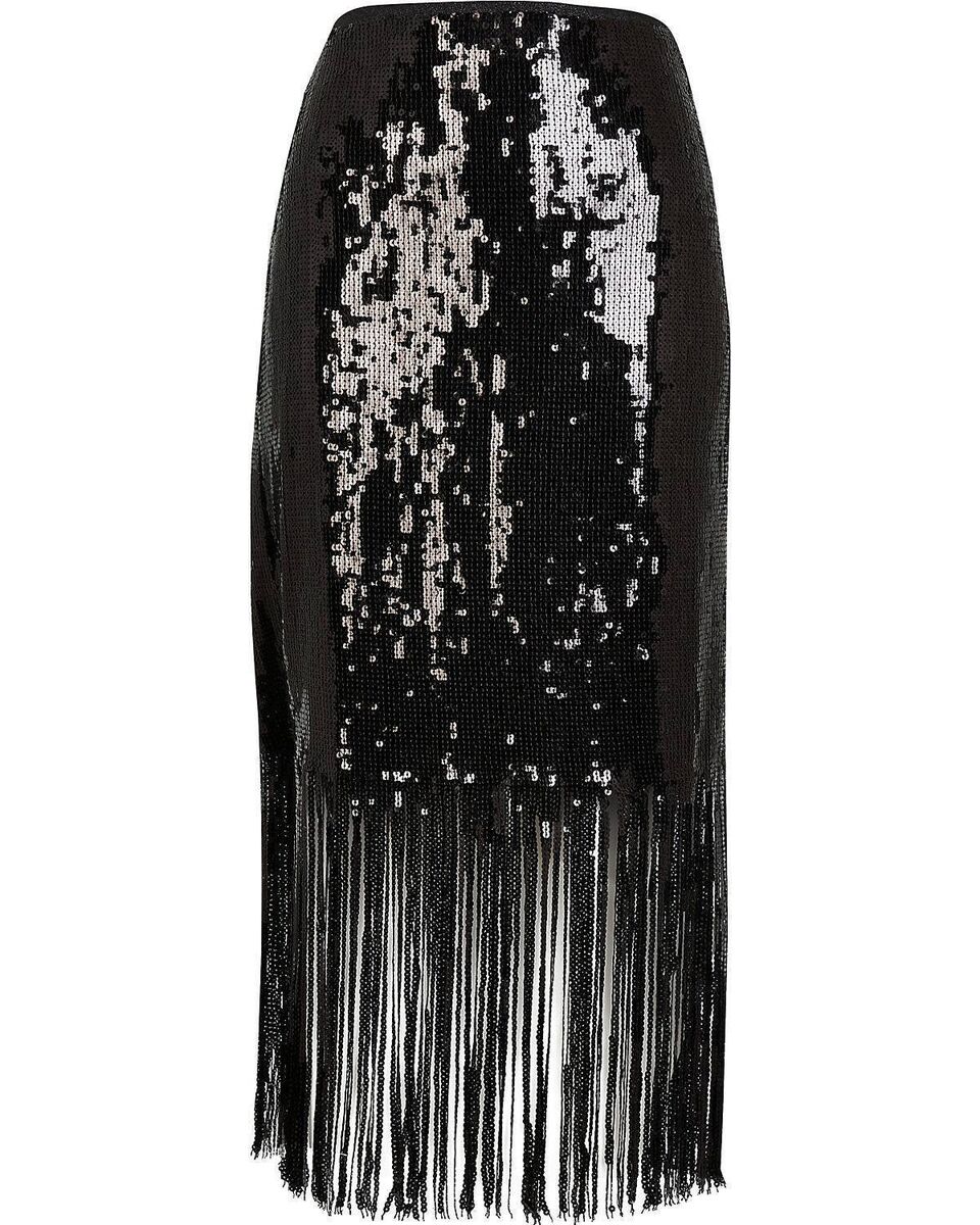 Fringed Skirt, €65, River Island