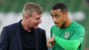 <p>Stephen Kenny will want Adam Idah to get first team football under his belt ahead of the next internationals in March. Picture: Niall Carson</p>