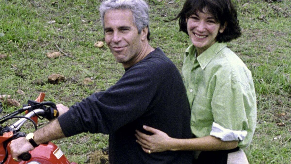 Ghislaine Maxwell with Jeffrey Epstein. Picture: PA