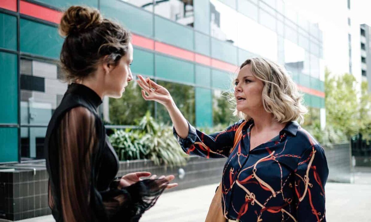 Isabella Giovinazzo and Charlie Brooks in Lie With Me Picture: FremantleMedia Australia Isabella Giovinazzo and Charlie Brooks in Lie With Me Picture: FremantleMedia Australia
