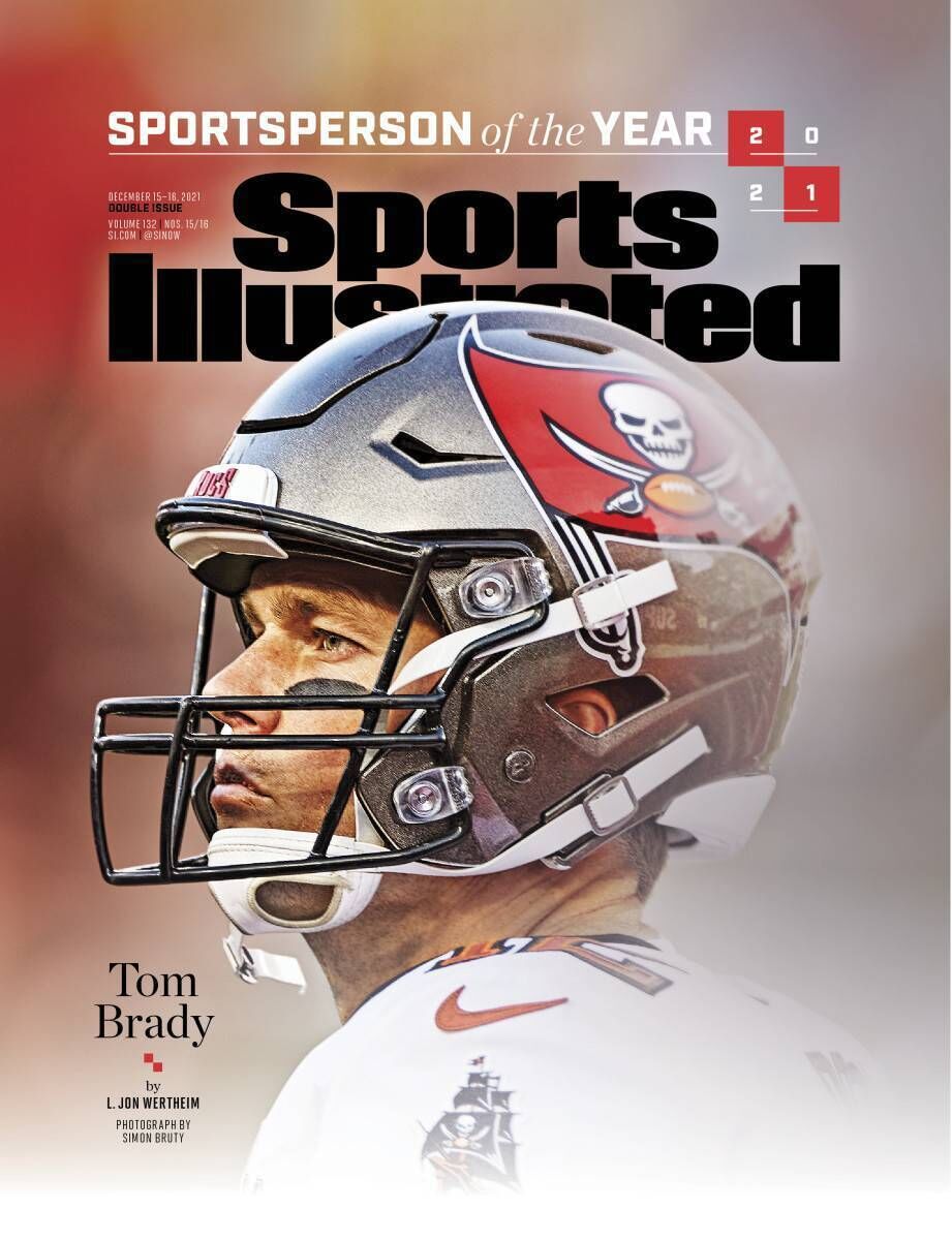 Sports Illustrated's sportsperson of the year, Tom Brady