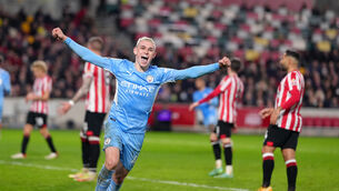 <p>Phil Foden scored Manchester City’s winner. Picture: John Walton</p>