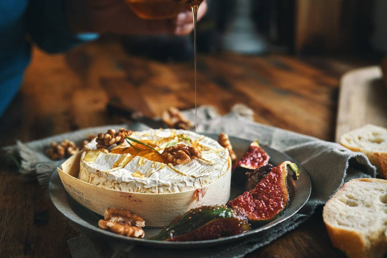 Can't face cooking dinner tonight? Assemble a grazing board and bake this cheese instead