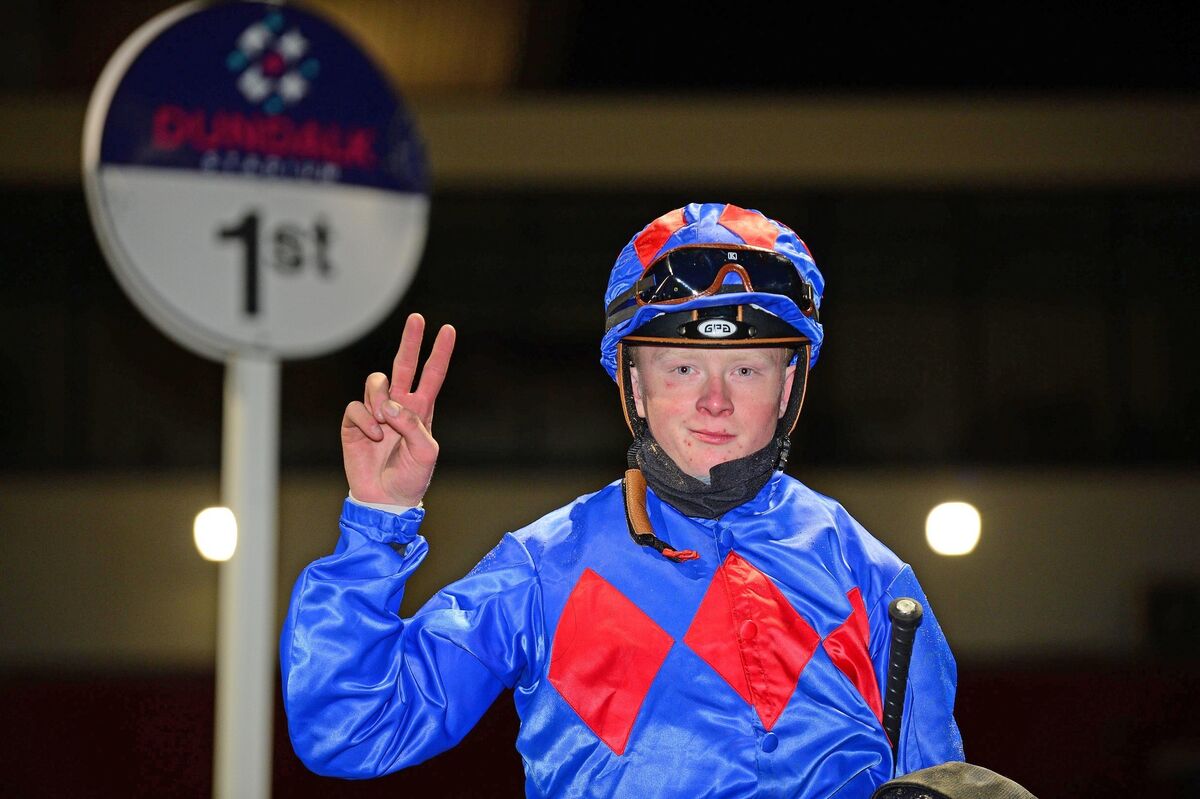 Young Antrim pilot Sam Ewing had 25 winners on the flat and 2021 — 2022 should see that figure increase again. Pic: Healy Racing
                    