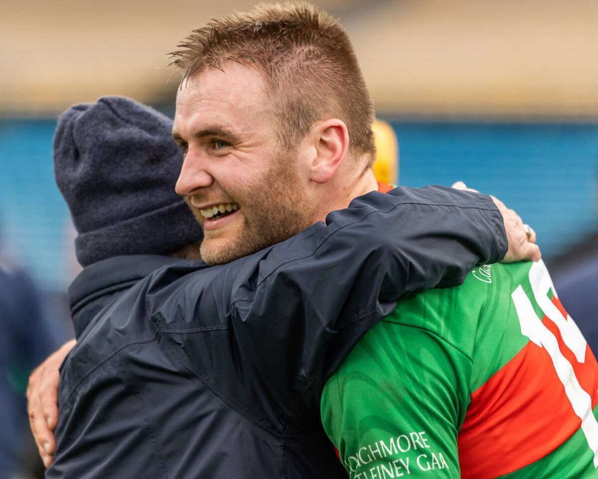 BEHIND THE SCENES: Pat Healy embraces John McGrath after their Tipp SHC final win over Thurles Sars. BEHIND THE SCENES: Pat Healy embraces John McGrath after their Tipp SHC final win over Thurles Sars.