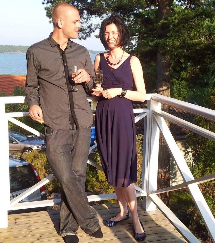 Sweden's home-owner's tax benefit of about €2,400 per person per year can be used for anything from renovation and maintenance to cleaning, according to Eileen Littorin, pictured here with her husband Magnus.